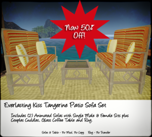 Everlasting Kiss Furniture Summertime Couch Set